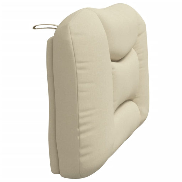 Kopfteil Kissen Creme Stoff 100 cm