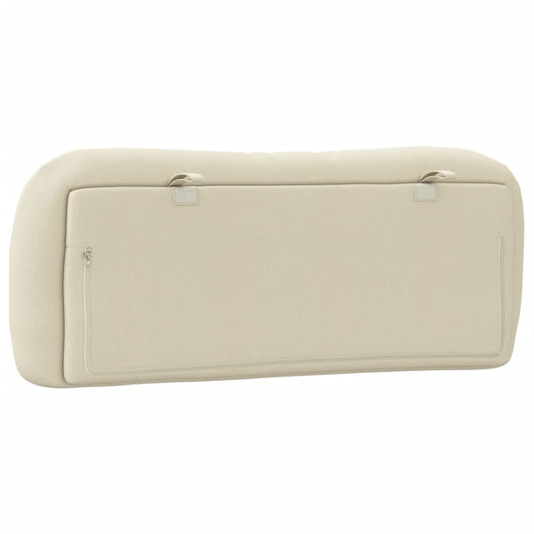 Kopfteil Kissen Creme Stoff 100 cm