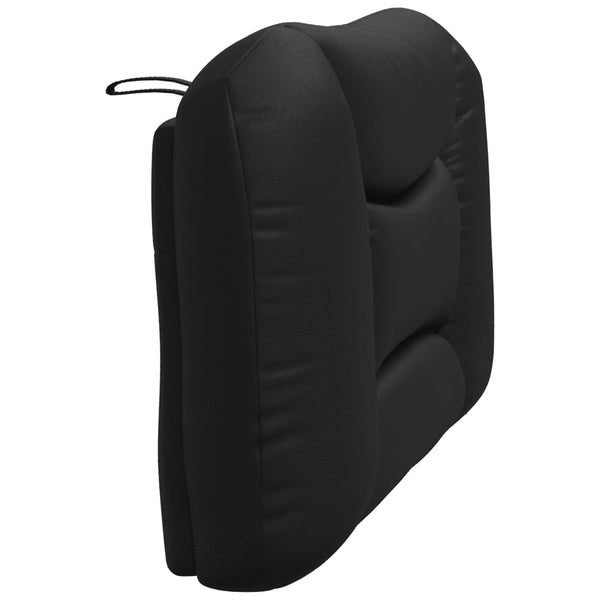 Kopfteil Kissen Schwarz 100cm Kunstleder