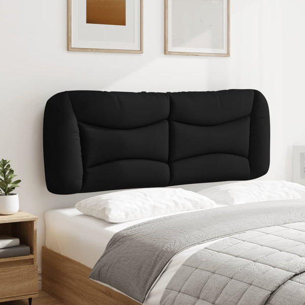 Schwarzes Kopfteil-Kissen Hvar 120 cm