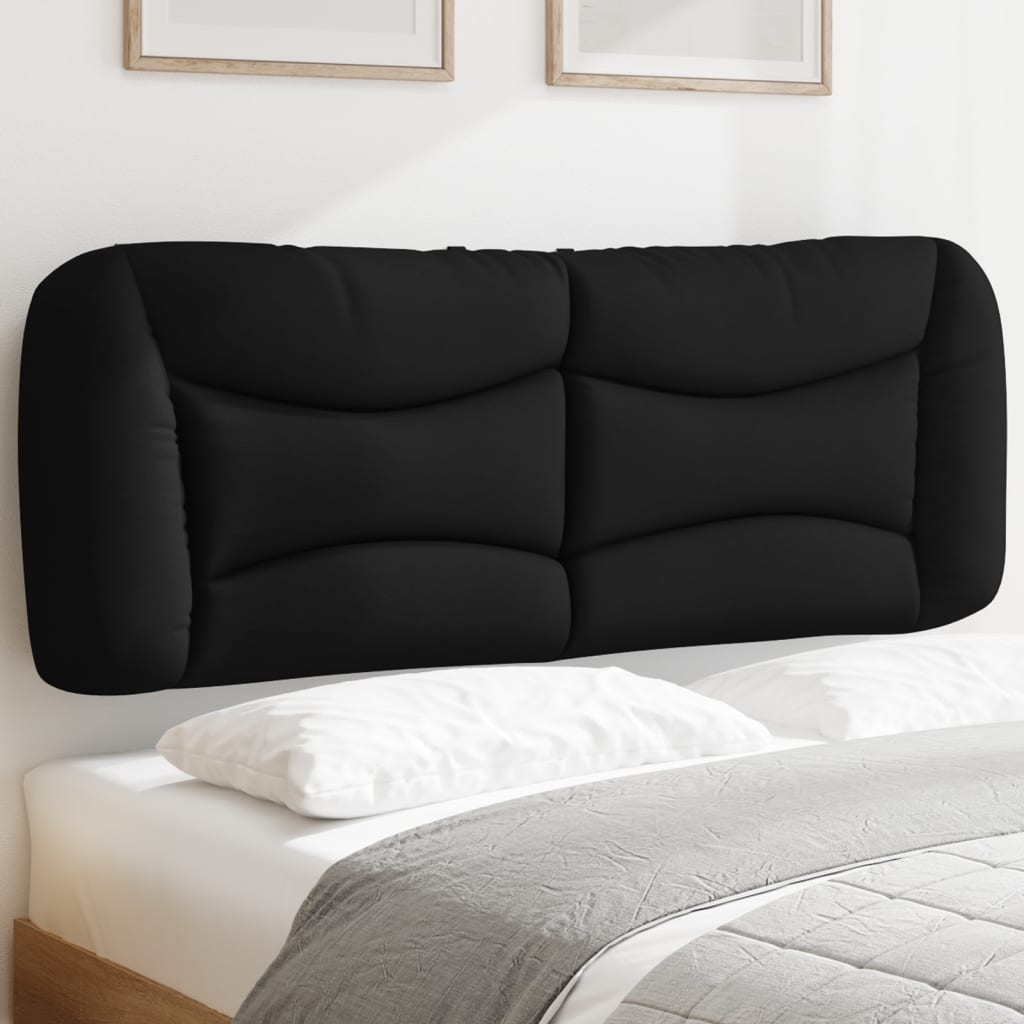 Schwarzes Kopfteil-Kissen Hvar 120 cm