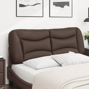 Kopfteil Kissen Hvar Braun 120 cm Kunstleder
