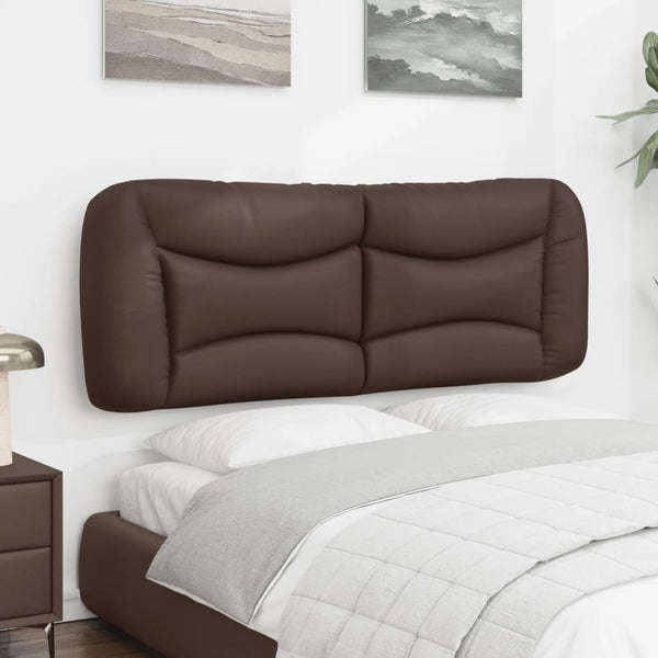 Kopfteil Kissen Hvar Braun 120 cm Kunstleder