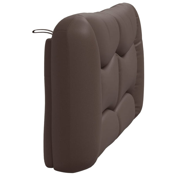 Kopfteil Kissen Hvar Braun 120 cm Kunstleder