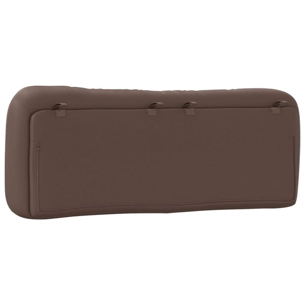 Kopfteil Kissen Hvar Braun 120 cm Kunstleder