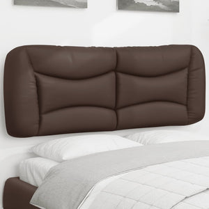 Kopfteil Kissen Hvar Braun 120 cm Kunstleder
