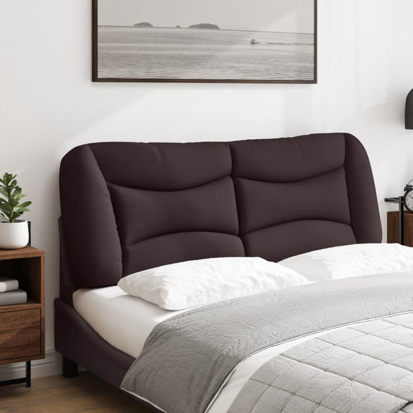 Kopfteil Kissen Dunkelbraun 140 cm