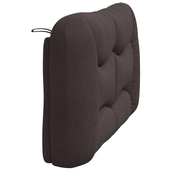 Kopfteil Kissen Dunkelbraun 140 cm