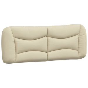 Kopfteil Kissen Creme Stoff 140 cm