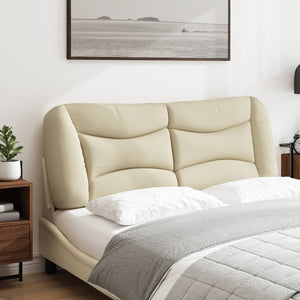 Kopfteil Kissen Creme Stoff 140 cm