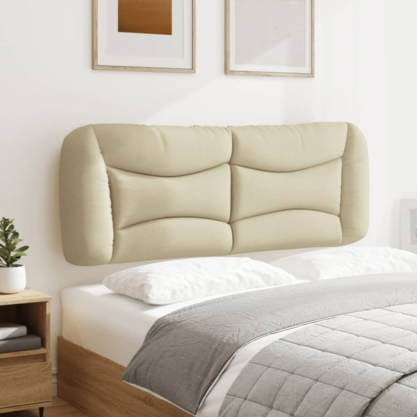 Kopfteil Kissen Creme Stoff 140 cm