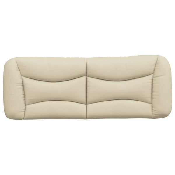 Kopfteil Kissen Creme Stoff 140 cm