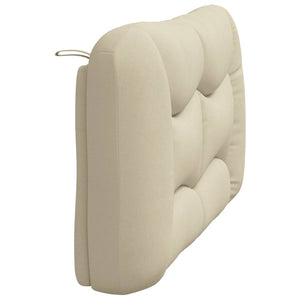 Kopfteil Kissen Creme Stoff 140 cm