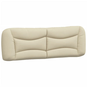 Kopfteil Kissen Creme Stoff 160 cm