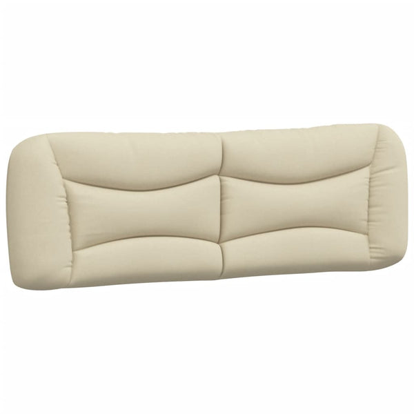 Kopfteil Kissen Creme Stoff 160 cm