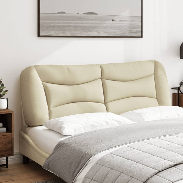 Kopfteil Kissen Creme Stoff 160 cm