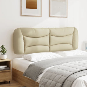 Kopfteil Kissen Creme Stoff 160 cm