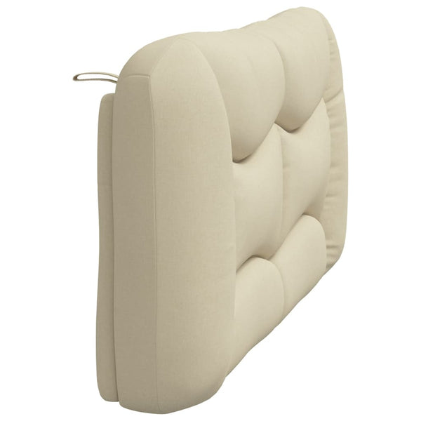 Kopfteil Kissen Creme Stoff 160 cm