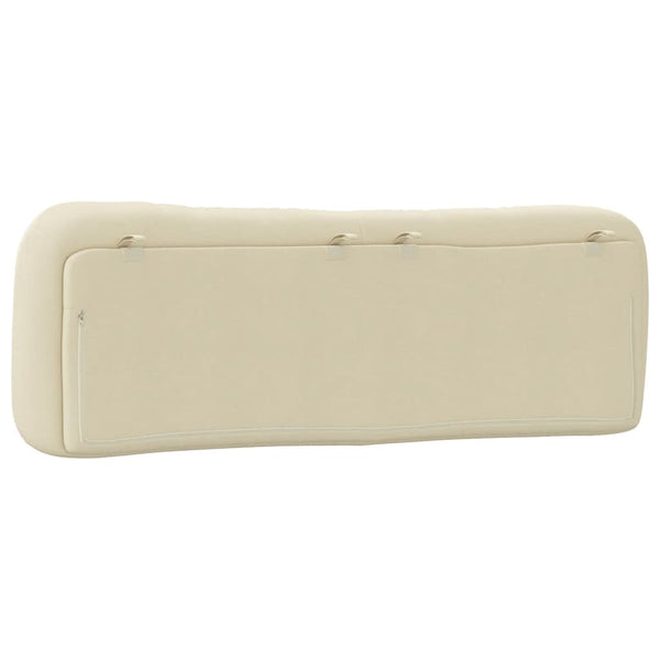 Kopfteil Kissen Creme Stoff 160 cm