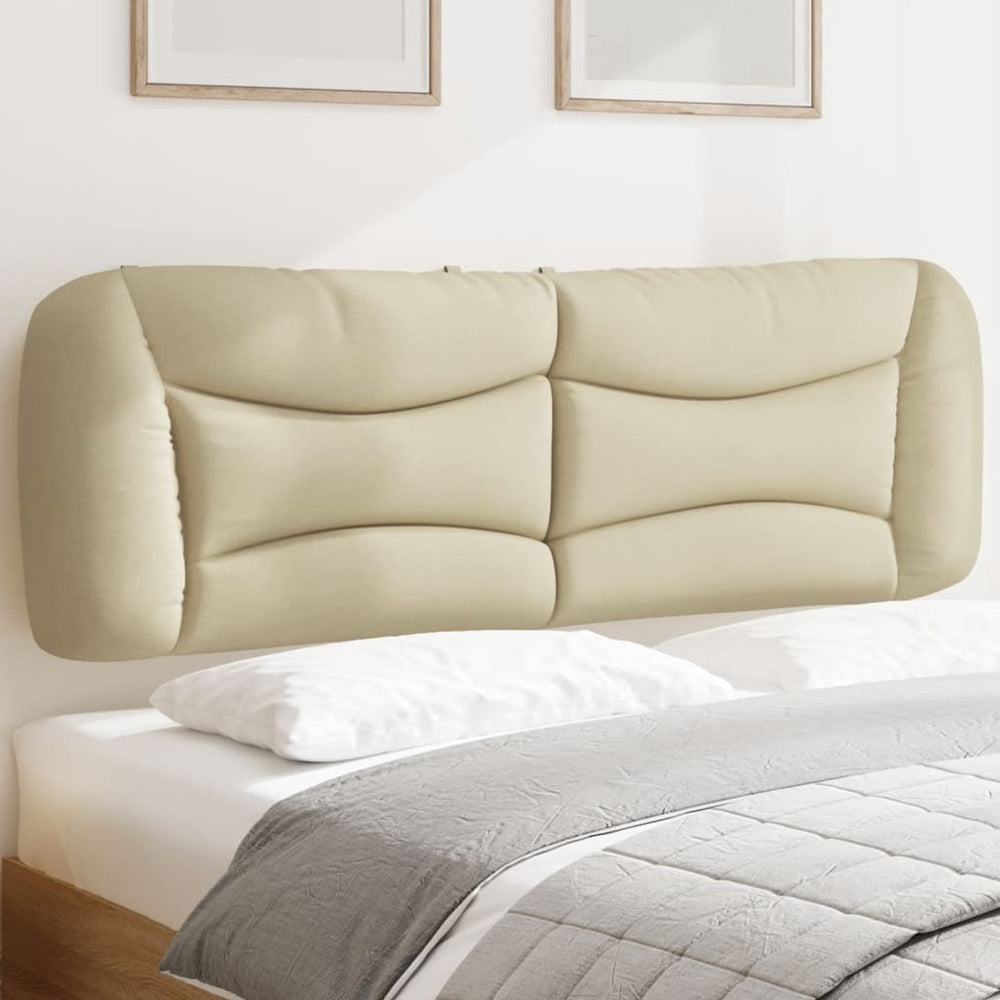 Kopfteil Kissen Creme Stoff 160 cm