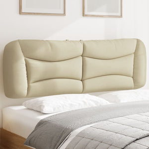 Kopfteil Kissen Creme Stoff 160 cm