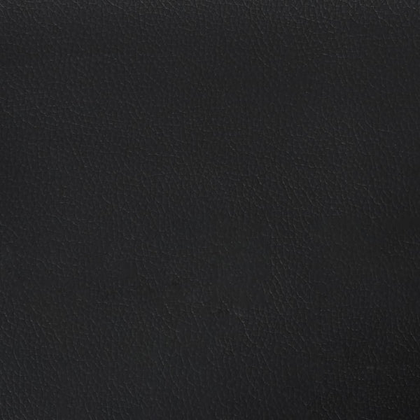 Schwarzes Kopfteil-Kissen 160cm Kunstleder