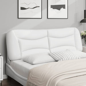 Kopfteil Kissen Hvar Weiß 160cm Kunstleder