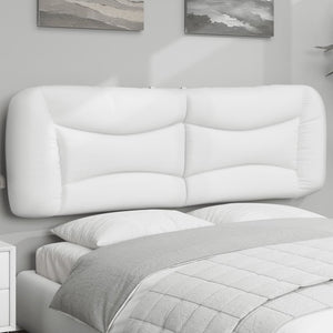 Kopfteil Kissen Hvar Weiß 160cm Kunstleder