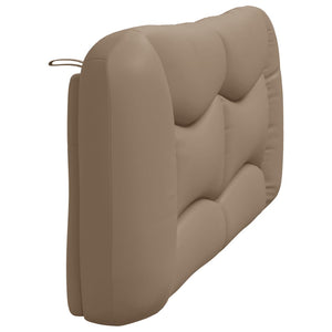 Kopfteil Kissen Cappuccino-Braun 180 cm Kunstleder