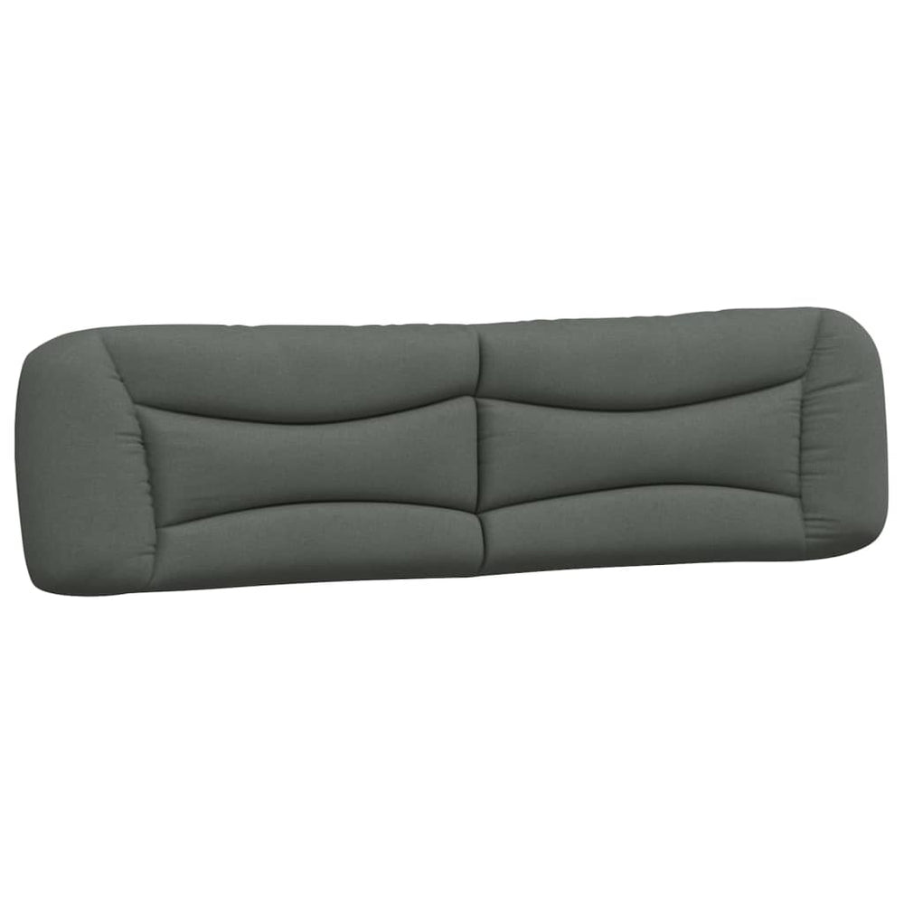 Kopfteil Kissen Dunkelgrau 200 cm