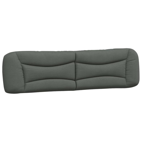 Kopfteil Kissen Dunkelgrau 200 cm