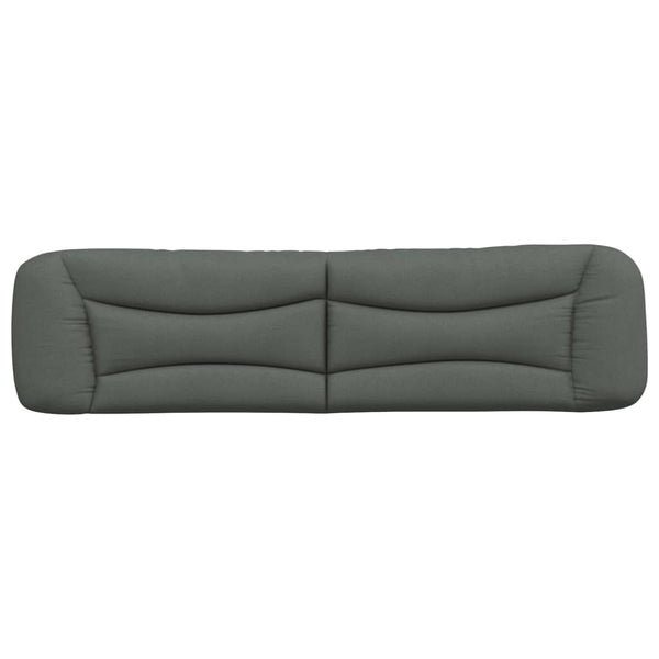 Kopfteil Kissen Dunkelgrau 200 cm