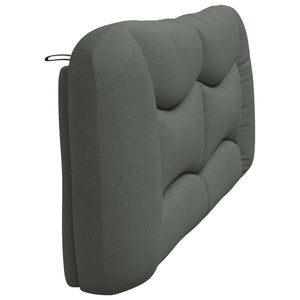 Kopfteil Kissen Dunkelgrau 200 cm