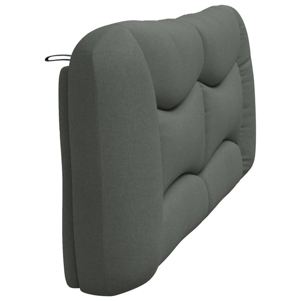 Kopfteil Kissen Dunkelgrau 200 cm