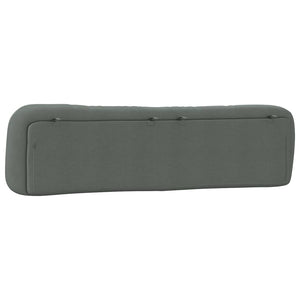 Kopfteil Kissen Dunkelgrau 200 cm