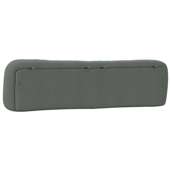 Kopfteil Kissen Dunkelgrau 200 cm