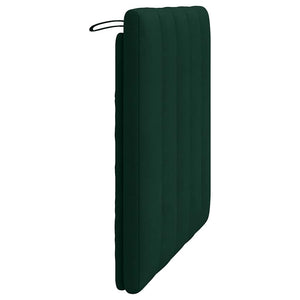 Kopfteil Kissen Hanko Dunkelgrün 80 cm