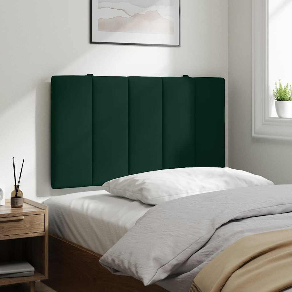 Kopfteil Kissen Hanko Dunkelgrün 80 cm