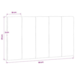 Kopfteil-Kissen Hanko Rosa 80 cm