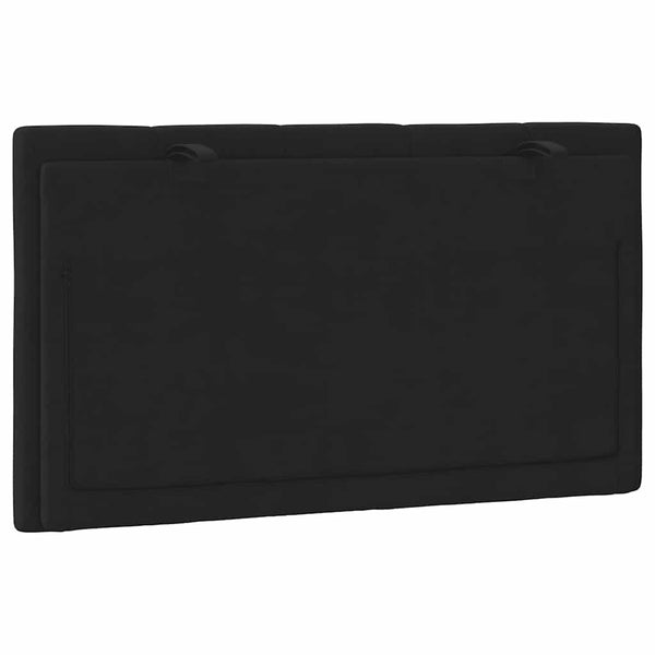 Kopfteil-Kissen Hanko Schwarz 90cm