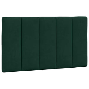 Kopfteil Kissen Hanko Dunkelgrün 90 cm Samt