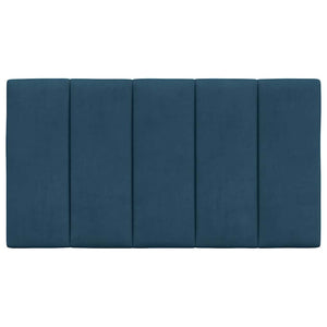 Kopfteil-Kissen Hanko Blau 90cm Samt