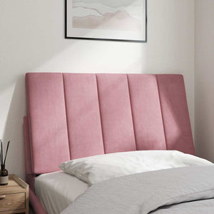 Kopfteil-Kissen Hanko Rosa 90 cm Samt