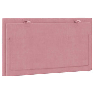 Kopfteil-Kissen Hanko Rosa 90 cm Samt