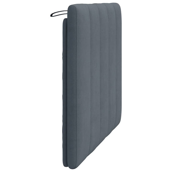 Kopfteil Kissen Hanko Dunkelgrau 100 cm