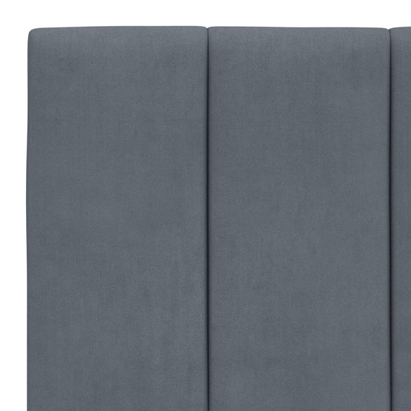 Kopfteil Kissen Hanko Dunkelgrau 100 cm