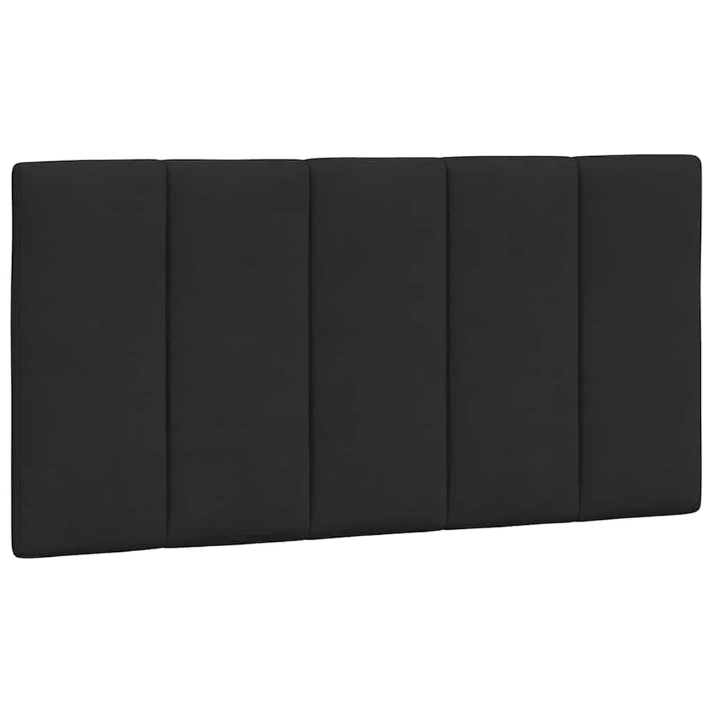 Schwarzes Samt Kopfteil-Kissen Hanko 100 cm