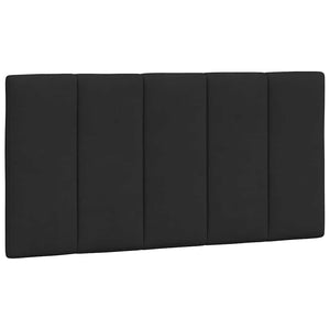 Schwarzes Samt Kopfteil-Kissen Hanko 100 cm