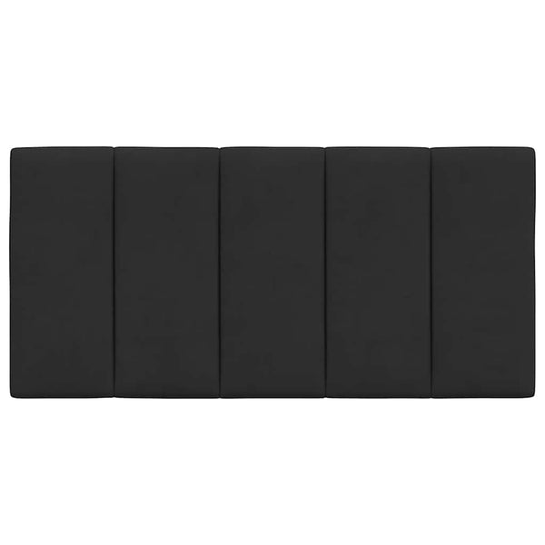 Schwarzes Samt Kopfteil-Kissen Hanko 100 cm