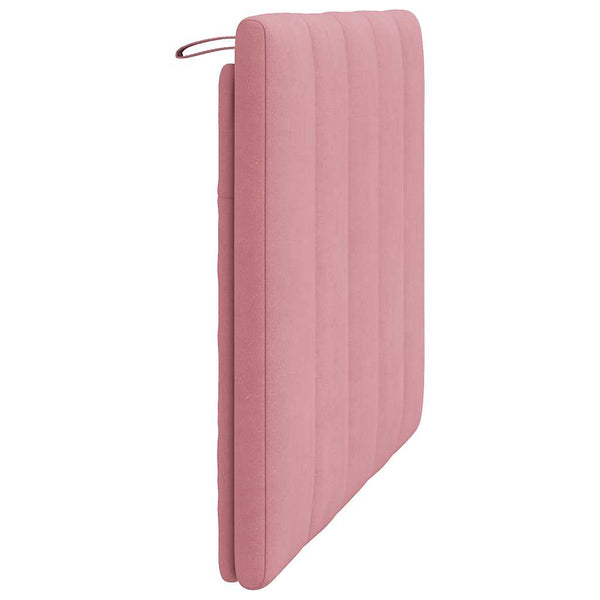 Kopfteil Kissen Hanko Rosa 100cm Samt